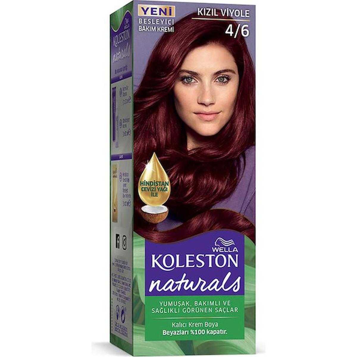 Wella Naturals Boya 4/6 Kızıl Viyole Saç Boyası